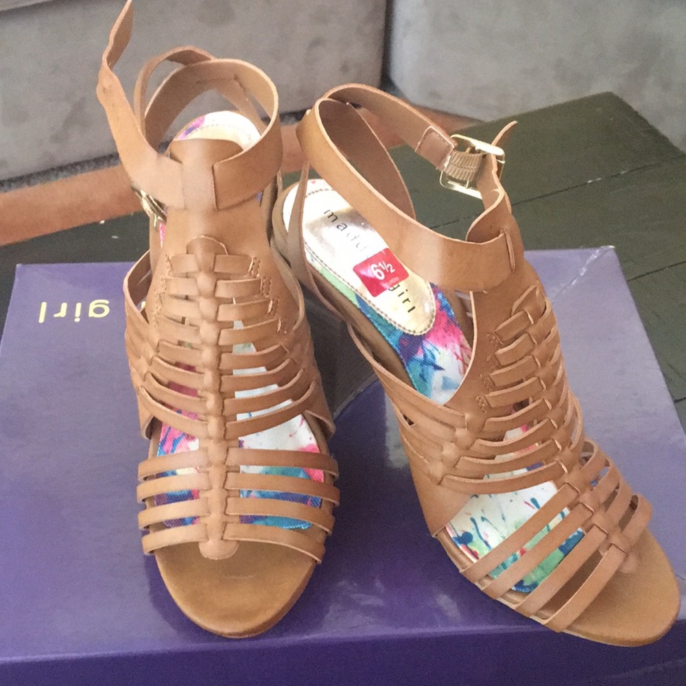 Madden girl sandals 6.5 new